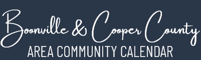 Boonville & Cooper County Area Community Calendar